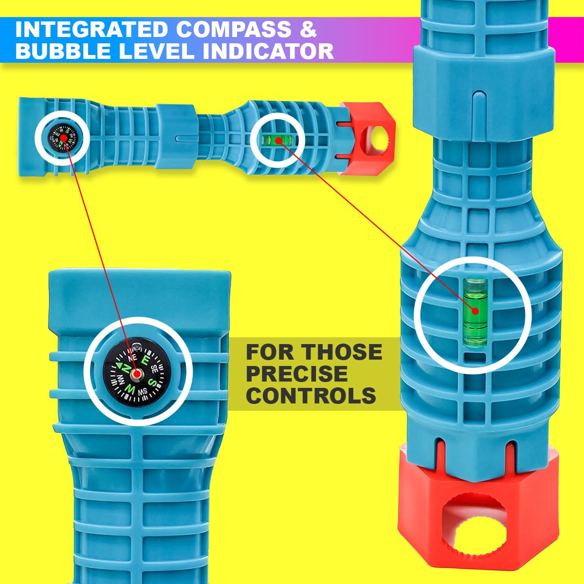 24 In 1 Wrench, Multi-Functional Plumbing Faucet -Under Sink Confined Area Installation Tool