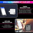 Mini USB Adapter Switch with 2 USB Ports ? Voice Assistant & SmartLife App Compatible, Timer Function for Automated Control