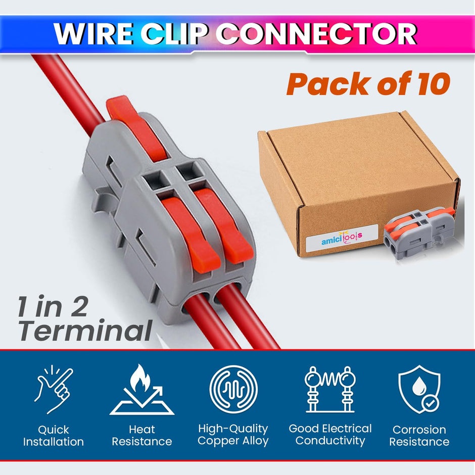 Fast Wire Clip Connector – Quick Disconnect, Tool-Free Installation amiciKart c0tmiz-hs.myshopify.com