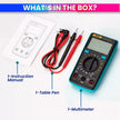 M1 Digital Multimeter – 600V AC/DC, Current, Resistance, Diode, hFE Test, Data Hold, Backlit amiciKart c0tmiz-hs.myshopify.com