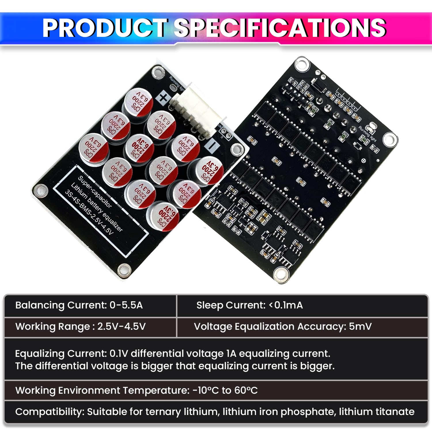Asuinxurr 4S 5A Gruppen Balancer Aktive Platine Lithium Lipo Lifepo4 Batterie Equalizer üBertragung Kondensator Asuinxurr 4S 5A Gruppen Balancer Aktive Platine Lithium Lipo Lifepo4 Batterie Equalizer üBertragung Kondensator