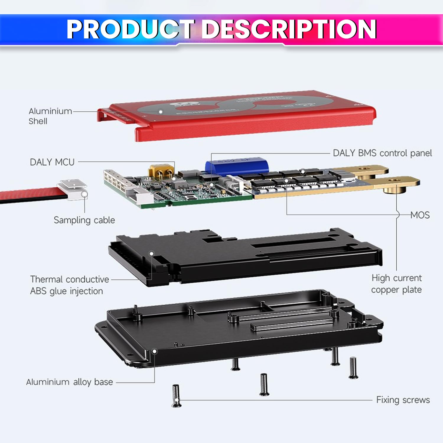 150A 4S 12V Truck/Vehicle Start BMS for Lithium/LFP/LTO Battery Packs amiciKart