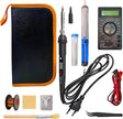 amiciTools Soldering Iron Kit, 80W Adjustable Temperature 180℃ to 500℃ Soldering Iron with Digital Multimeter, Solder Wire, Desoldering Pump, Stand and More Soldering Iron Kit, 80W  180℃ to 500℃ Adjustable Temperature with Digital Multimeter,etc. amiciKart amiciTools Soldering Iron Kit, 80W Adjustable Temperature 180℃ to 500℃ Soldering Iron with Digital Multimeter, Solder Wire, Desoldering Pump, Stand and More