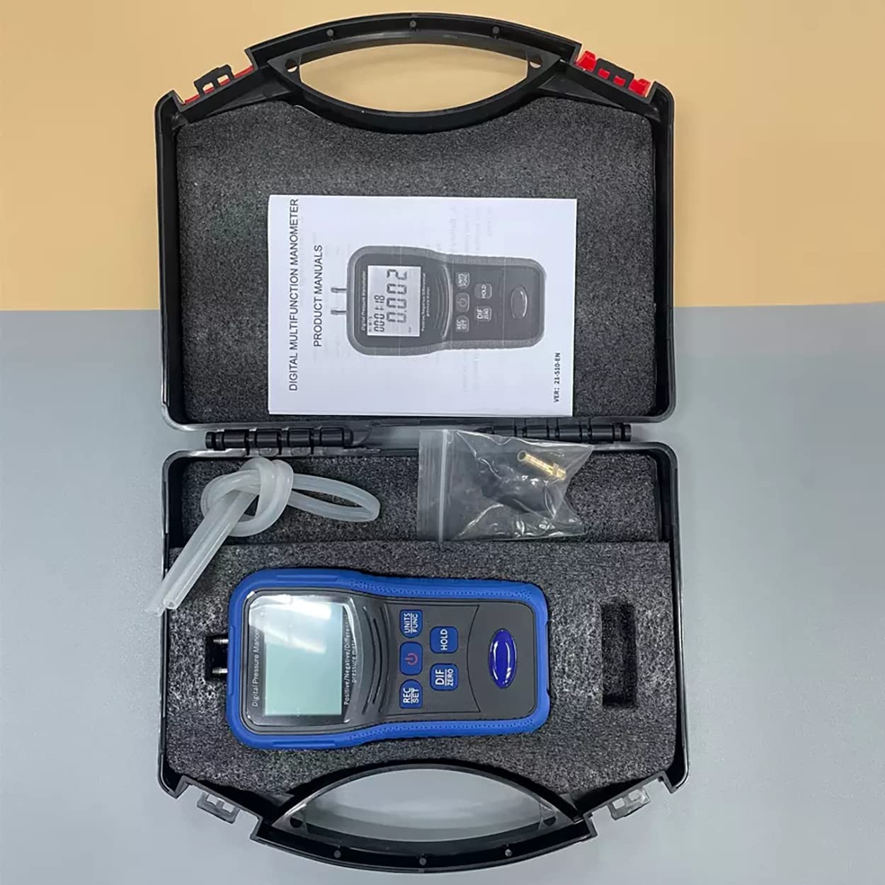 Digital Air Pressure Tester, Handheld Manometer with 11 Units, Data Record & Backlight amiciKart c0tmiz-hs.myshopify.com