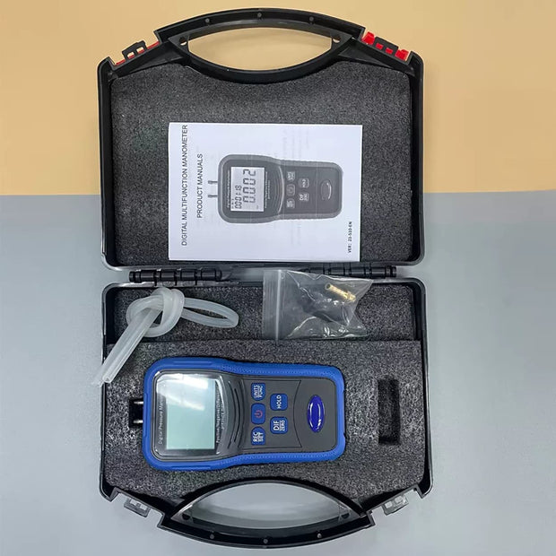 Digital Air Pressure Tester, Handheld Manometer with 11 Units, Data Record & Backlight amiciKart c0tmiz-hs.myshopify.com