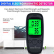 Electromagnetic Radiation Tester EMF Meter with LCD Display & Alarm with Dual Measure Electric and Magnetic Field