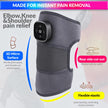 USB Rechargeable 3 in 1 Knee Massager, Hot Compress Knee/Elbow/Shoulder Massager