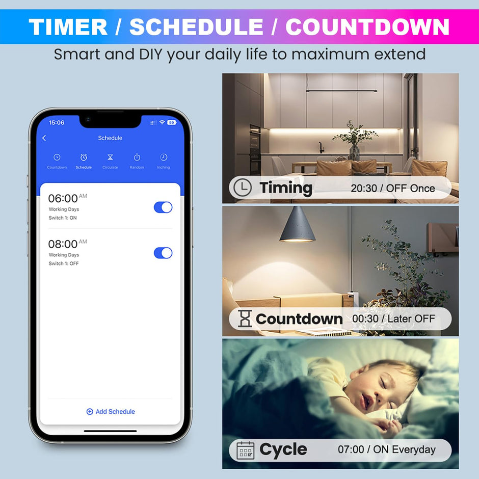 4-Gang WiFi Smart Switch | 10A 220V | Dual Way Control with Interlock | Works with Alexa & Google amiciKart c0tmiz-hs.myshopify.com