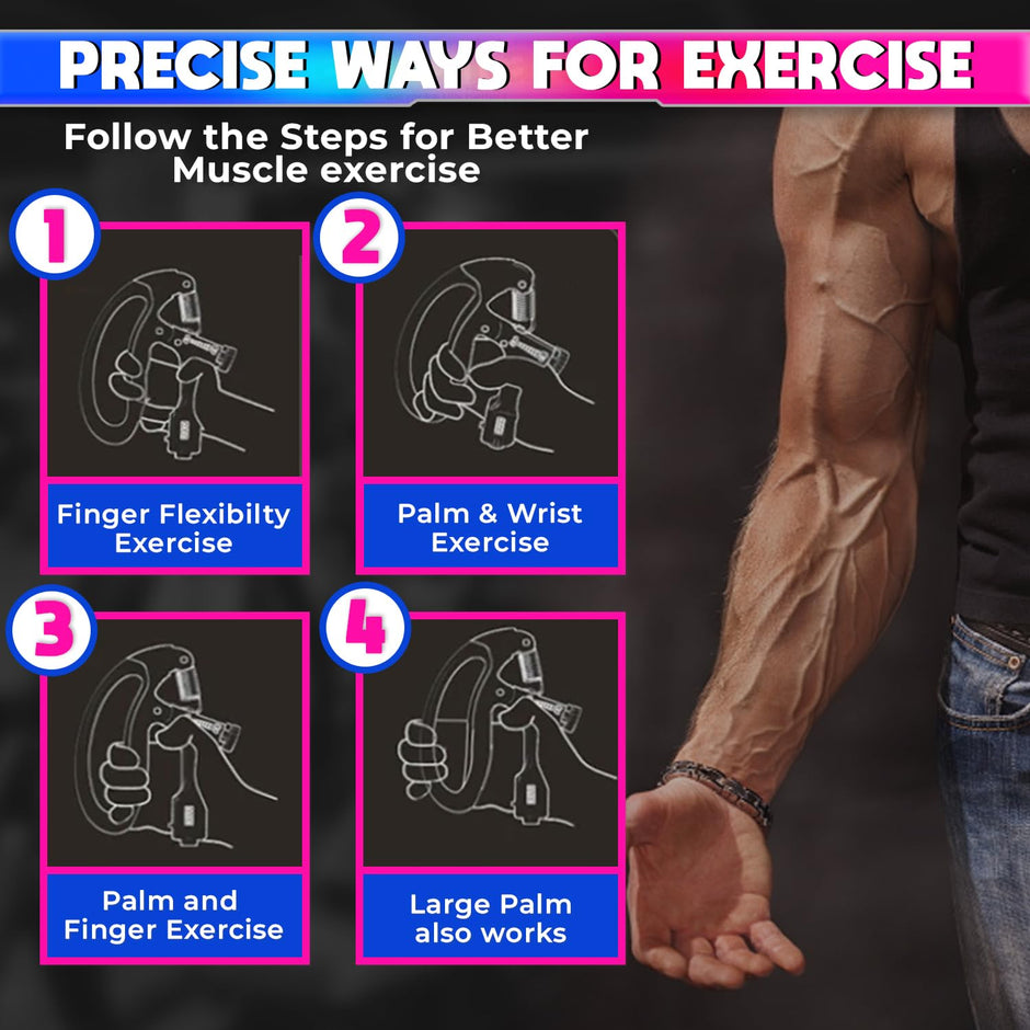 Adjustable Hand-Grip Exerciser with Digital LCD Counter, 4mm Carbon Steel Spring amiciKart c0tmiz-hs.myshopify.com