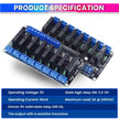 5V Relay 8-Channel Module High-Level Solid State Relay Board for Uno, Raspberry Pi 240V 2A AC Load Control