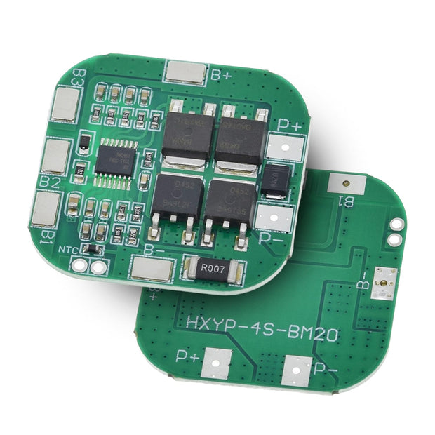 BMS Battery Protection Board 18650 Li-Ion Lithium for Solar Lighting, Power Tools & DIY Battery Packs for Short Circuit Protection amiciKart