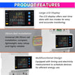 WiFi Bi-Directional Energy Meter 80A Single Phase Adjustable Over/Under Voltage, Current & Leakage Protection Auto Reconnect