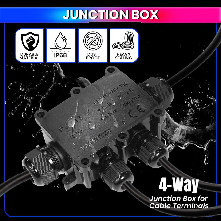 Junction Box – IP68 Waterproof Heavy-Duty Electrical Connector(450V 41A)for Cable Terminals amiciKart c0tmiz-hs.myshopify.com