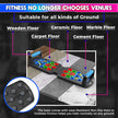 amiciCare Push-Up Board, Color-Coded Detachable Workout Mat for Chest Shoulder Back and Tricep Muscle Strength Training at Home