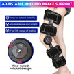 Premium Knee Support Brace- Post OP Splints Adjustable Length for Enhanced Comfort/Mobility