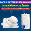 360 Degree Microwave Motion & Light Sensor, Auto On/Off with Radar & Photocell, 12–24V DC