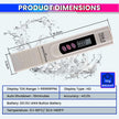 Digital TDS Meter Pen – 9999PPM Water Quality Tester with Temp Display for RO, Aquarium, Hydroponics amiciKart