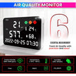 amiciSense 6-in-1 Wall Mount Air Quality Monitor – PM2.5, CO2, Temperature, Humidity, Time & Date | 16