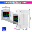 63A 230V Digital Energy Meter with Over/Under Voltage, Over Current/Load Protection