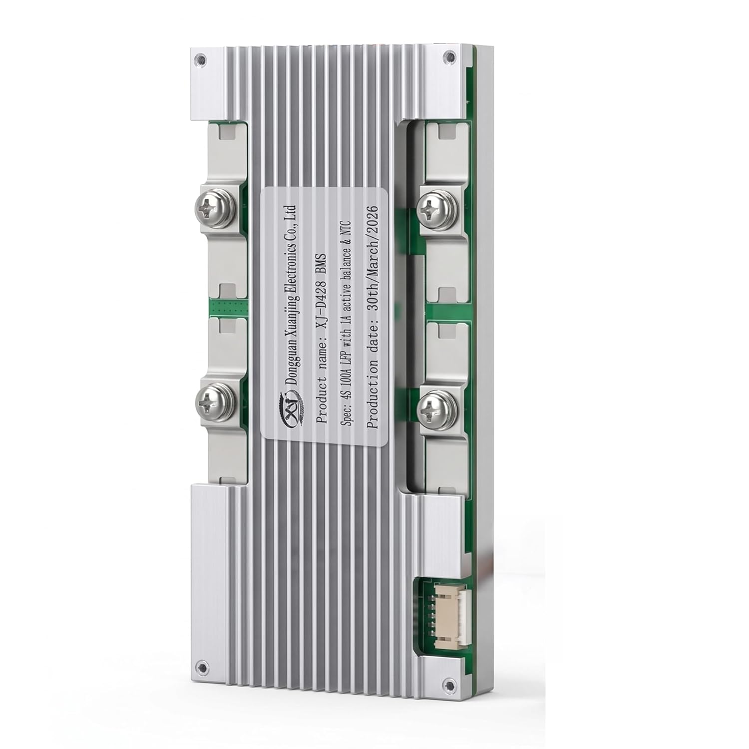 4S 12V 100A BMS for LiFePO4 Battery with 1A Active Balancer