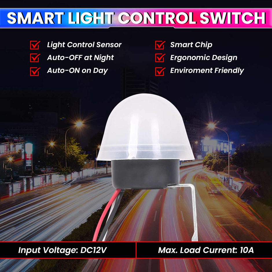 220VAC 10A Automatic On/Off | Photocell Sensor for Light Control | Street Light