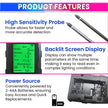 6-in-1 Soil Tester – Dual 180mm Probes -pH, Moisture, Temp, Fertility, Humidity & Sunlight Analyzer amiciKart