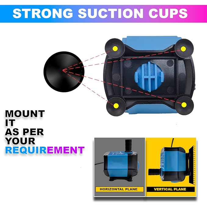 30W Submersible Water Pump with Adjustable Flow Rate, Pure Copper Winding Motor, Silent Operation amiciKart c0tmiz-hs.myshopify.com