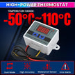 Intelligent Digital Thermostat AC 220V 1500W Temperature Controller Switch