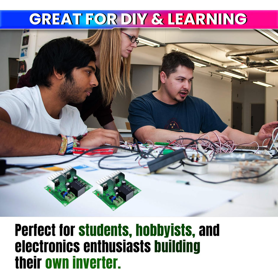 300W Inverter Driver Board | 12V DC to 220V AC Low Frequency Power Converter Module amiciKart