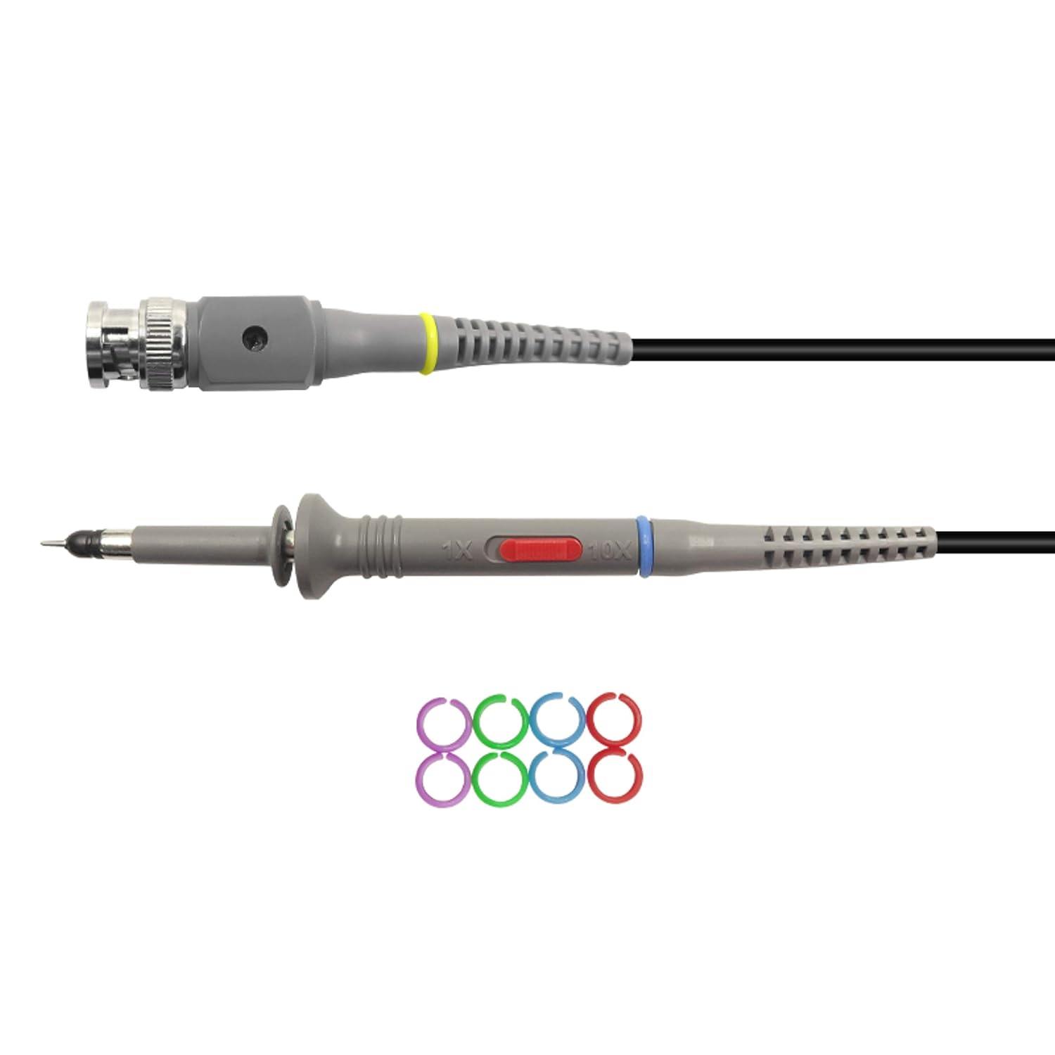 P6100 100MHz Oscilloscope Probe Kit with 1X/10X Switchable Attenuation Oscilloscope High Precision Test Leads amiciKart c0tmiz-hs.myshopify.com