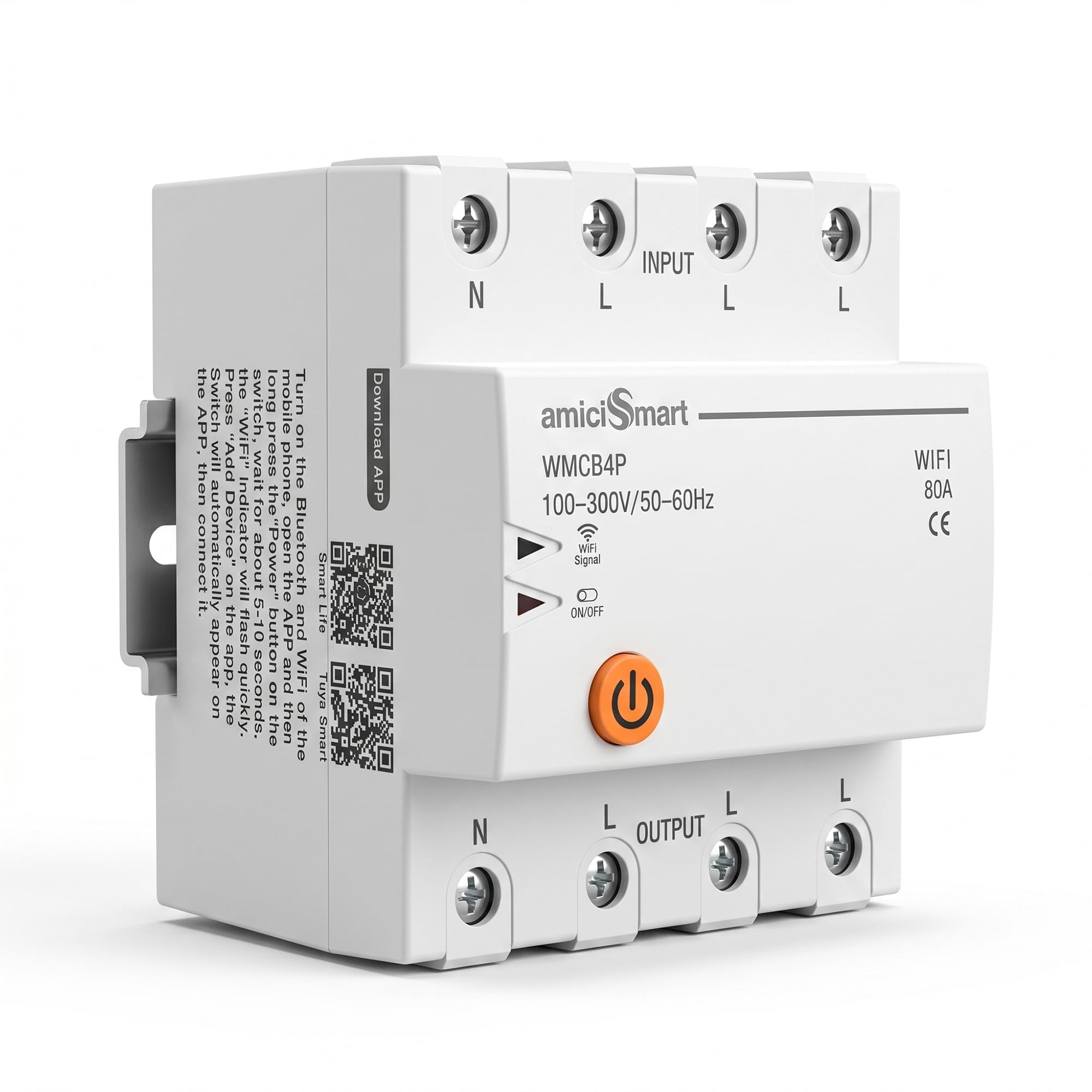 WiFi MCB, Circuit Breaker & Energy Meter with Over Voltage/Load Protection