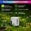 Wi-Fi Digital Rain Gauge – Accurate Rainfall Monitor with RainPoint App Alerts  (Wifi Gateway Sold Separately)