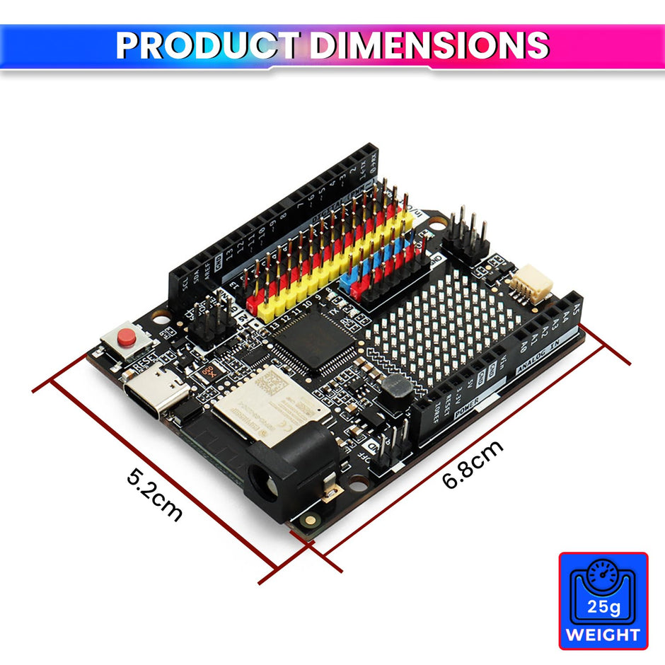 UNO R4 Minima ESP32-S3 WiFi Development Board – RA4M1, LED Lights, CAN, Bluetooth Connectivity amiciKart c0tmiz-hs.myshopify.com