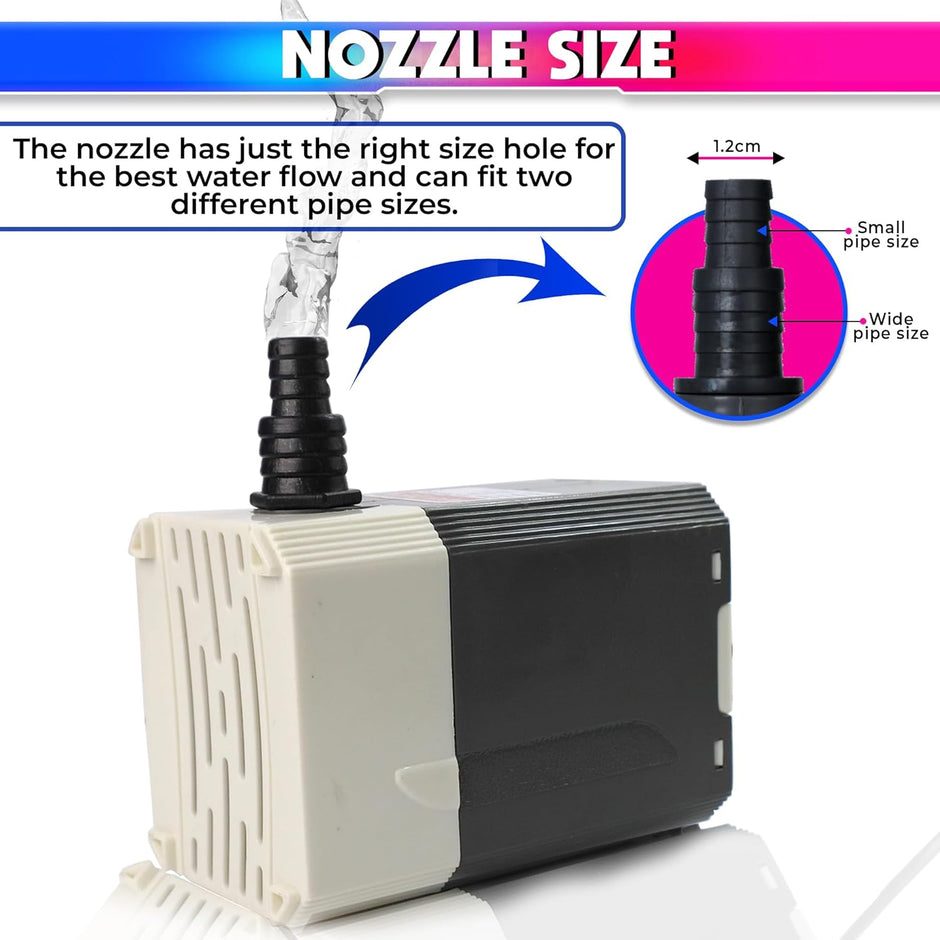 18W Submersible Water Pump (1100LPH/ 1.85m) amiciKart c0tmiz-hs.myshopify.com