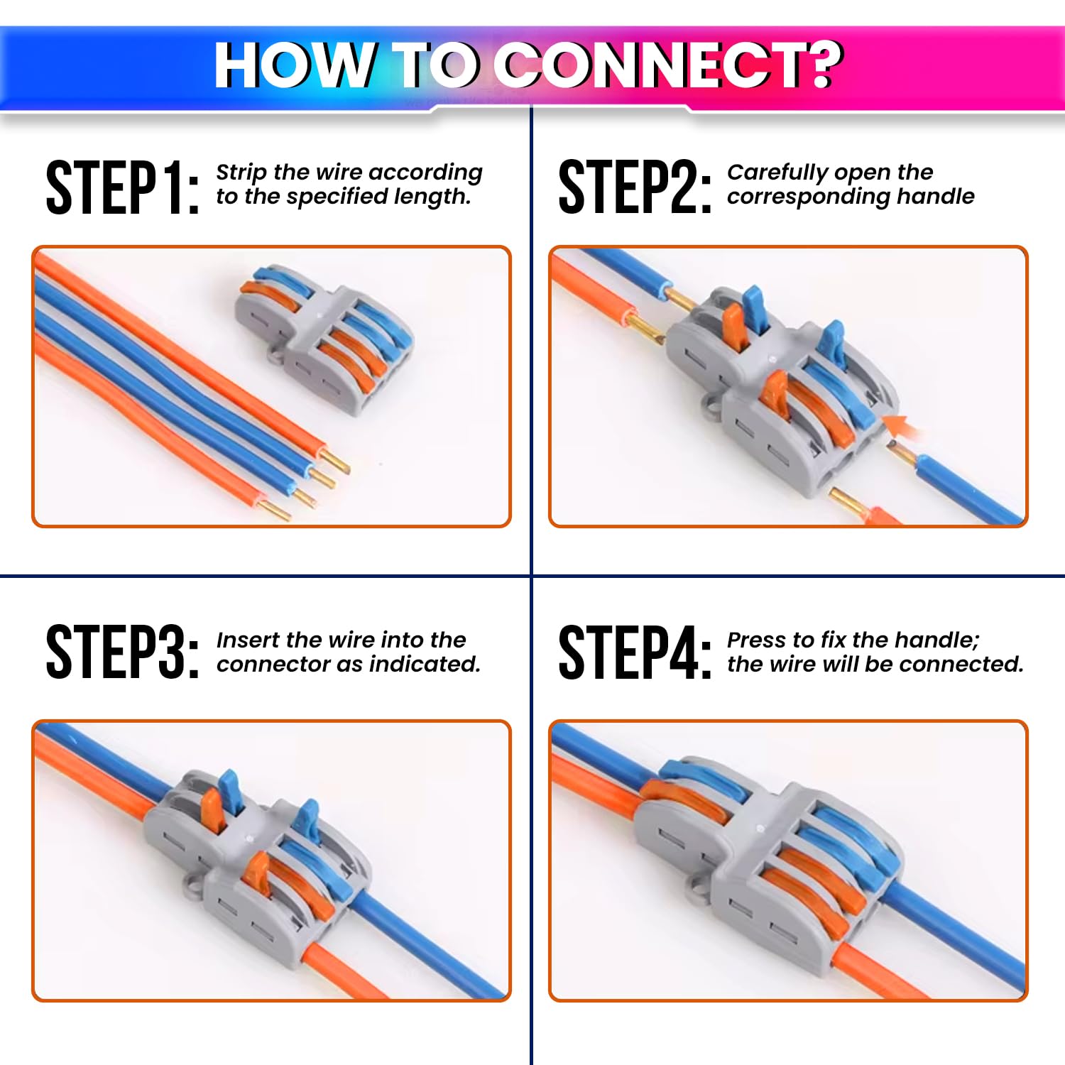 Electrical Wire Connector-Quick-Connect Terminal Blocks for Efficient Power Distribution amiciKart c0tmiz-hs.myshopify.com