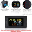 6-in-1 Digital Power Meter, 100A 40–300V AC with Multi-Colour Display (22kW)