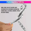 Cool White Waterproof LED Rope Light 18M Energy-Efficient Lights for Home, Events & Décor Flexible Strip with 120 LEDs/m