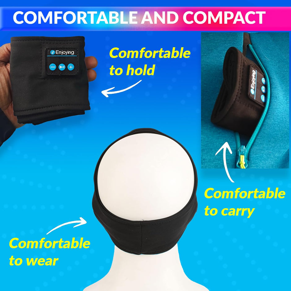 Bluetooth Headphone, Headband Speaker Perfect for Workout, Running, Insomnia, etc amiciKart c0tmiz-hs.myshopify.com