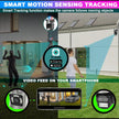 Dual Camera CCTV, 4K+4K HD Security Camera with Built-in Alarm, Motion Detection