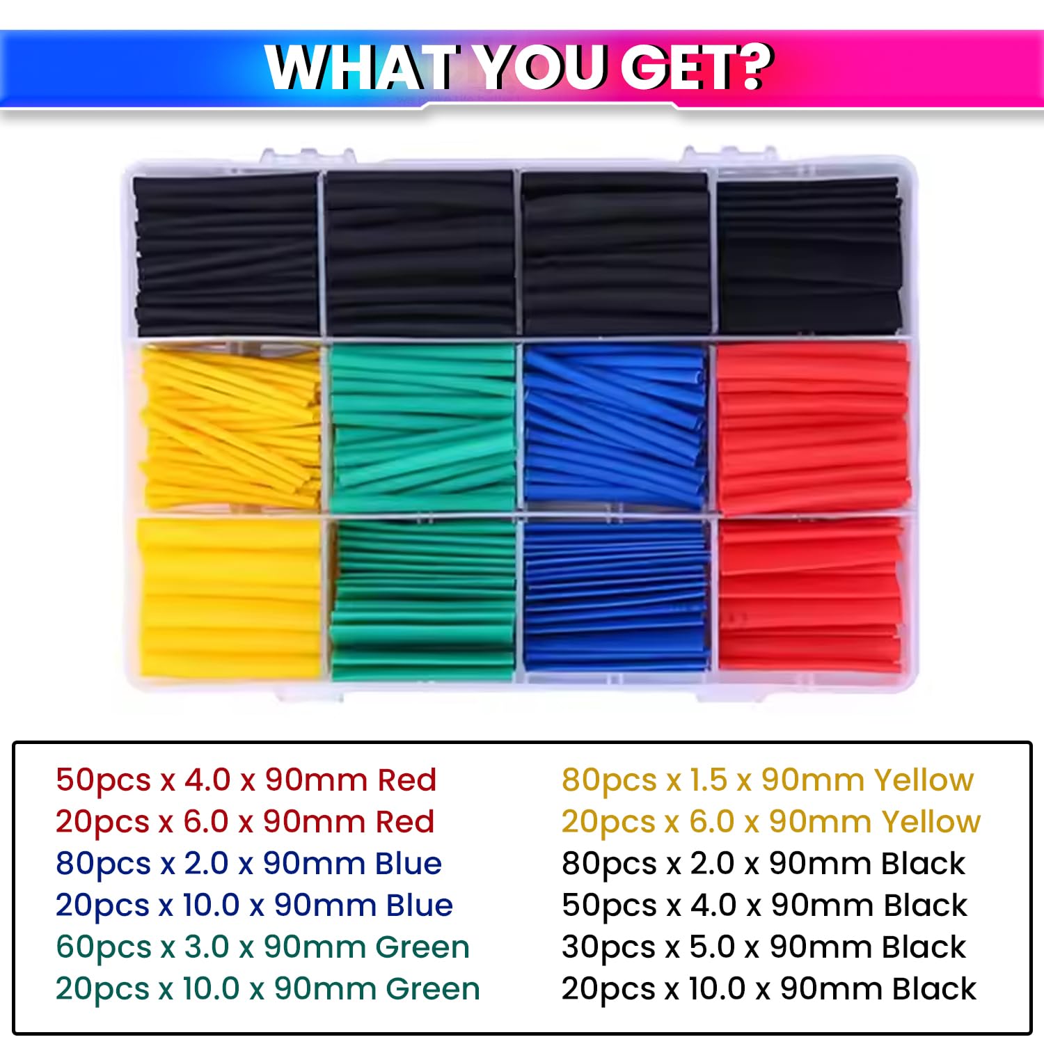 Heat Shrink Tubing Kit – Polyolefin Insulation Sleeves | Flame Retardant, Durable & Organized amiciKart c0tmiz-hs.myshopify.com