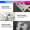 Hinge Repair Plate|Stainless Steel (SS202) Door Hinges|Fix Loose Cabinet Hinges|8 Pcs of Hinge Cup Repair Plate with Screws amiciKart c0tmiz-hs.myshopify.com