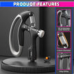 Adjustable Hand-Grip Exerciser with Digital LCD Counter, 4mm Carbon Steel Spring