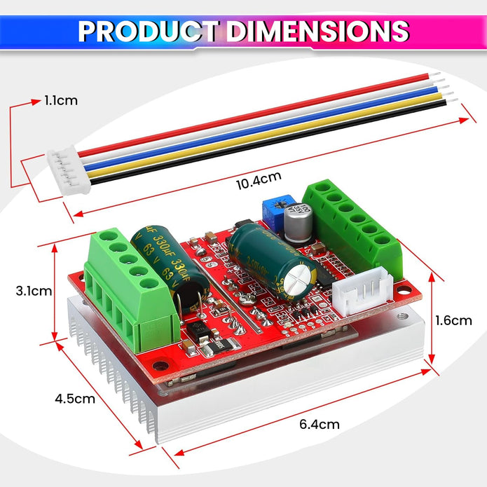 Three-Phase Brushless Motor Controller with PWM and Hall Sensor Support amiciKart c0tmiz-hs.myshopify.com