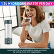 Hydrogen-Infused Water Bottle Portable Glass Rechargeable, Antioxidant Healthy Drinking Bottle amiciKart c0tmiz-hs.myshopify.com
