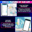 Water Leakage Sensor, WiFi Water Level Detector with 80dB Loud Alarm and SmartLife Mobile App amiciKart