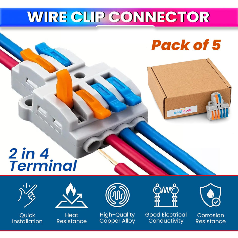 Electrical Wire Connector-Quick-Connect Terminal Blocks for Efficient Power Distribution amiciKart c0tmiz-hs.myshopify.com