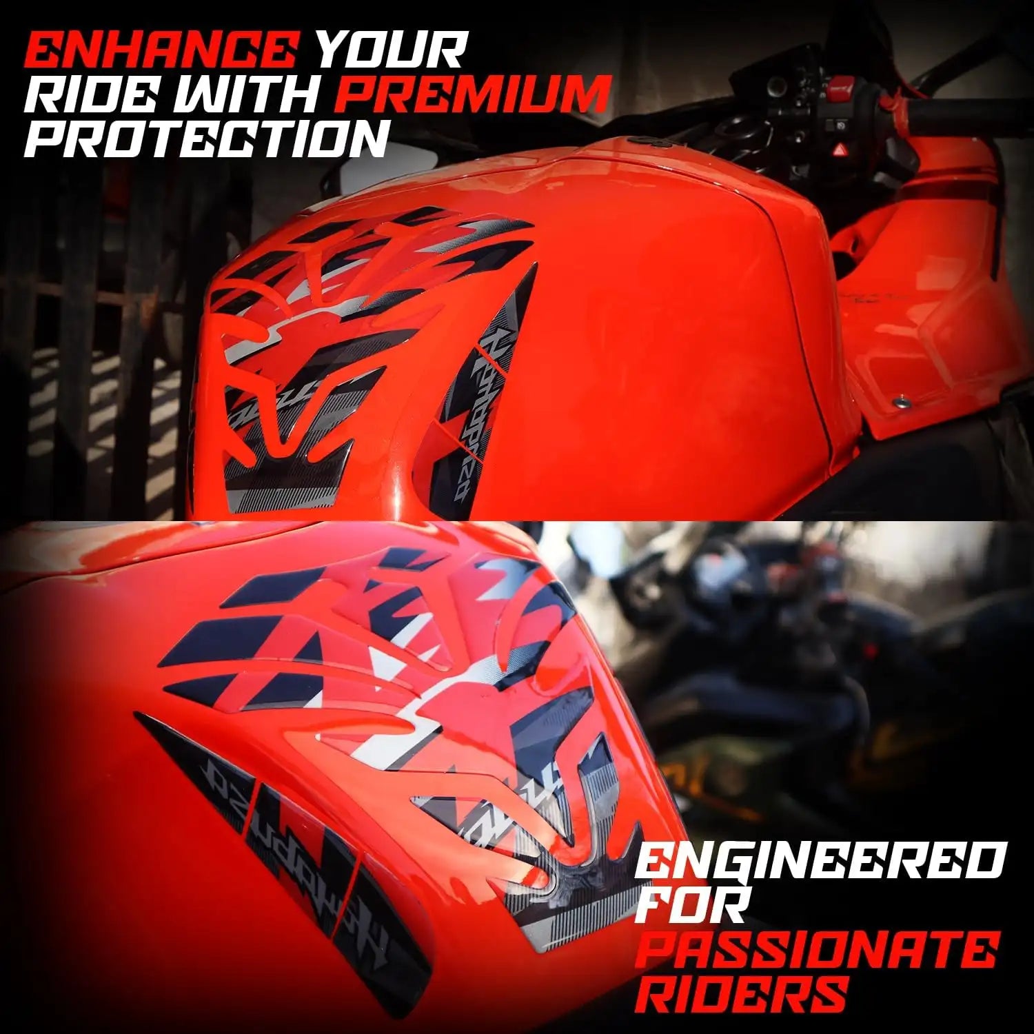 Suzuki Hayabusa GSX1300R Gen 3 3D Tank Pad – UV Resin, Scratch-Resistant, Custom Fit Fuel Tank Protector