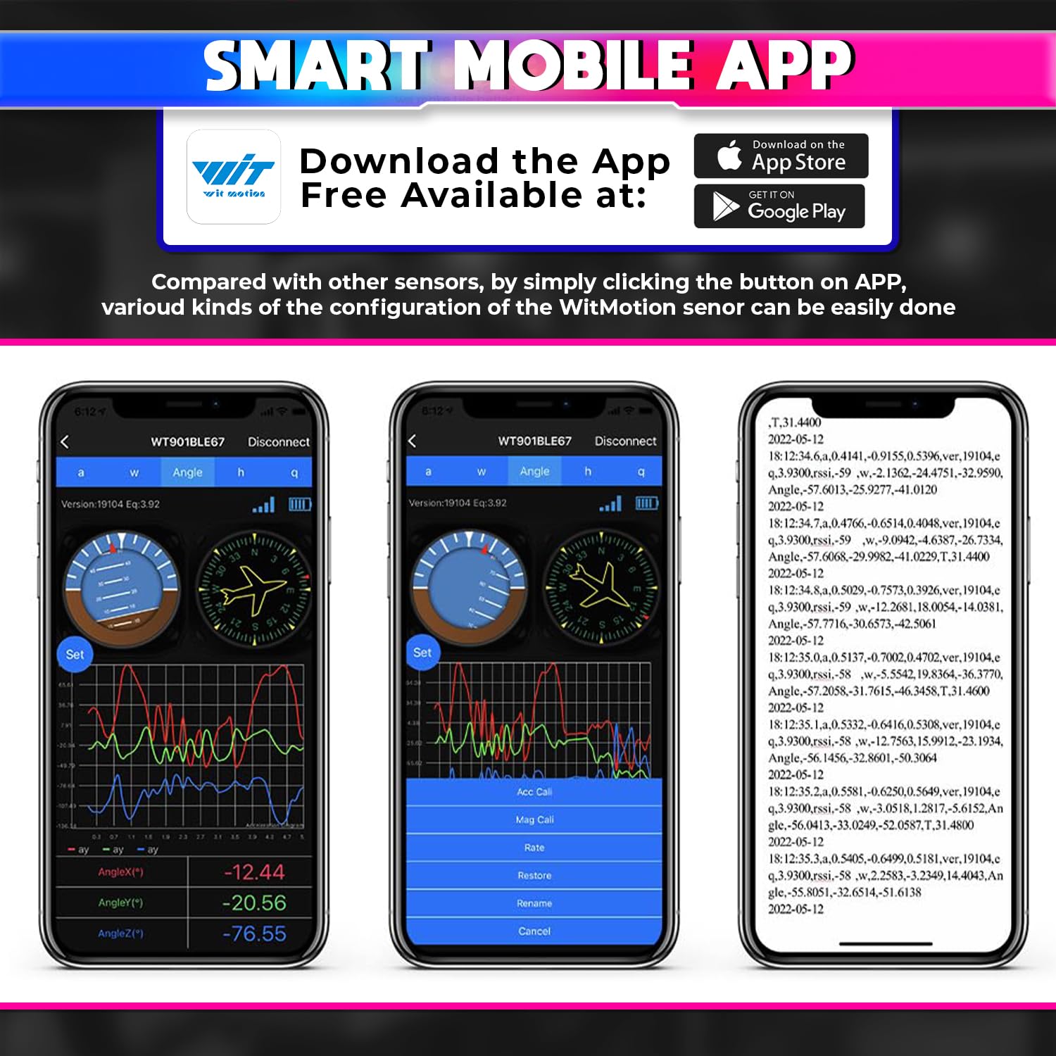 9-Axis Gyro Sensor – Accelerometer, Magnetometer & Inclinometer with Kalman Filter (Bluetooth 5.0) amiciKart c0tmiz-hs.myshopify.com