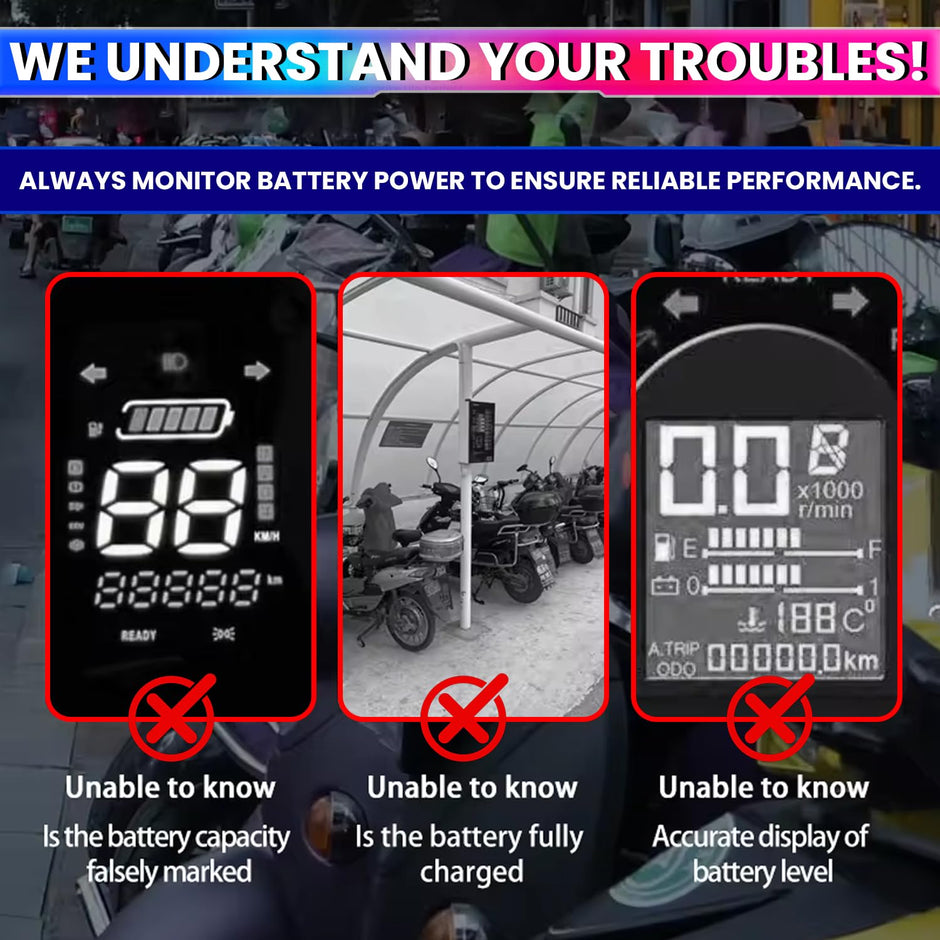 Coulometer 80V 100A True Battery Capacity Indicator Voltage Tester