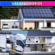 Solar Charge Controller Intelligent Battery Regulator for Lead Acid & Lithium Battery with 3A USB Port